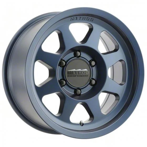 Method Race Wheels MR701 Bead Grip Bahia Blue 6-Lug Wheel; 17x8.5; 0mm Offset (19-23 Ranger)