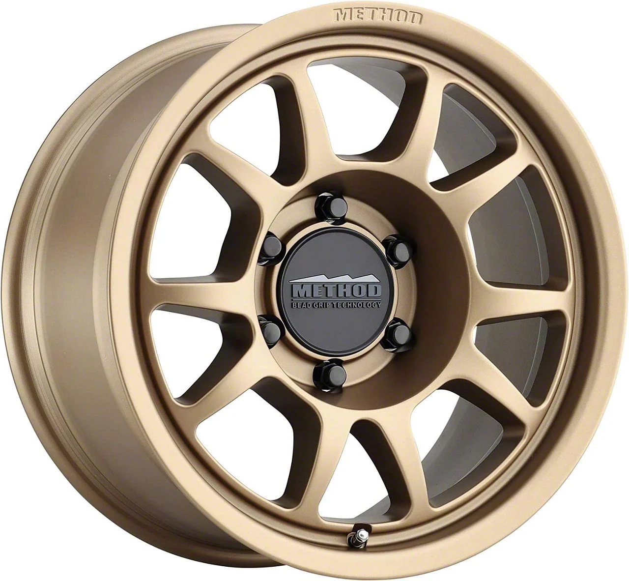 Method Race Wheels MR702 Bead Grip Bronze 6-Lug Wheel; 17x8.5; 0mm Offset (19-23 Ranger)