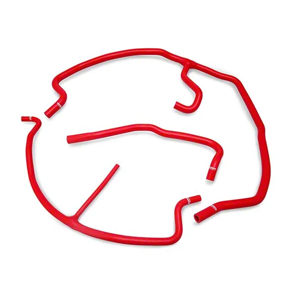 Mishimoto Silicone Ancillary Hose Kit; Red (09-13 Corvette C6)