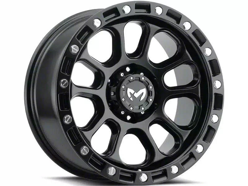 MKW Offroad M204 Satin Black 6-Lug Wheel; 20x9; -12mm Offset (07-14 Tahoe)