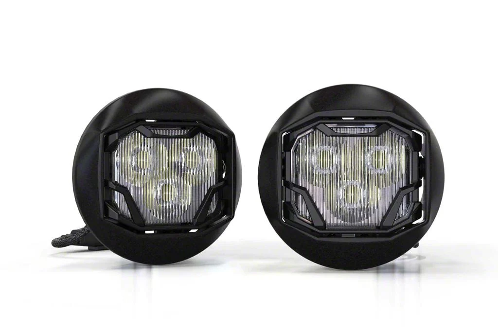 Morimoto 4Banger Fog Light Kit; NCS White Combo Beam (10-13 Camaro w/o RS Package)
