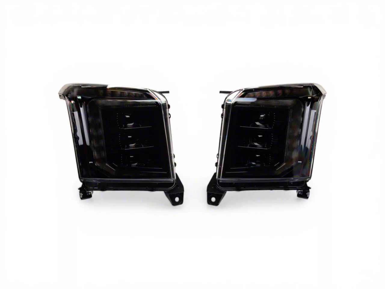 Morimoto XB LED Headlights; Black Housing; Clear Lens (15-20 Yukon)