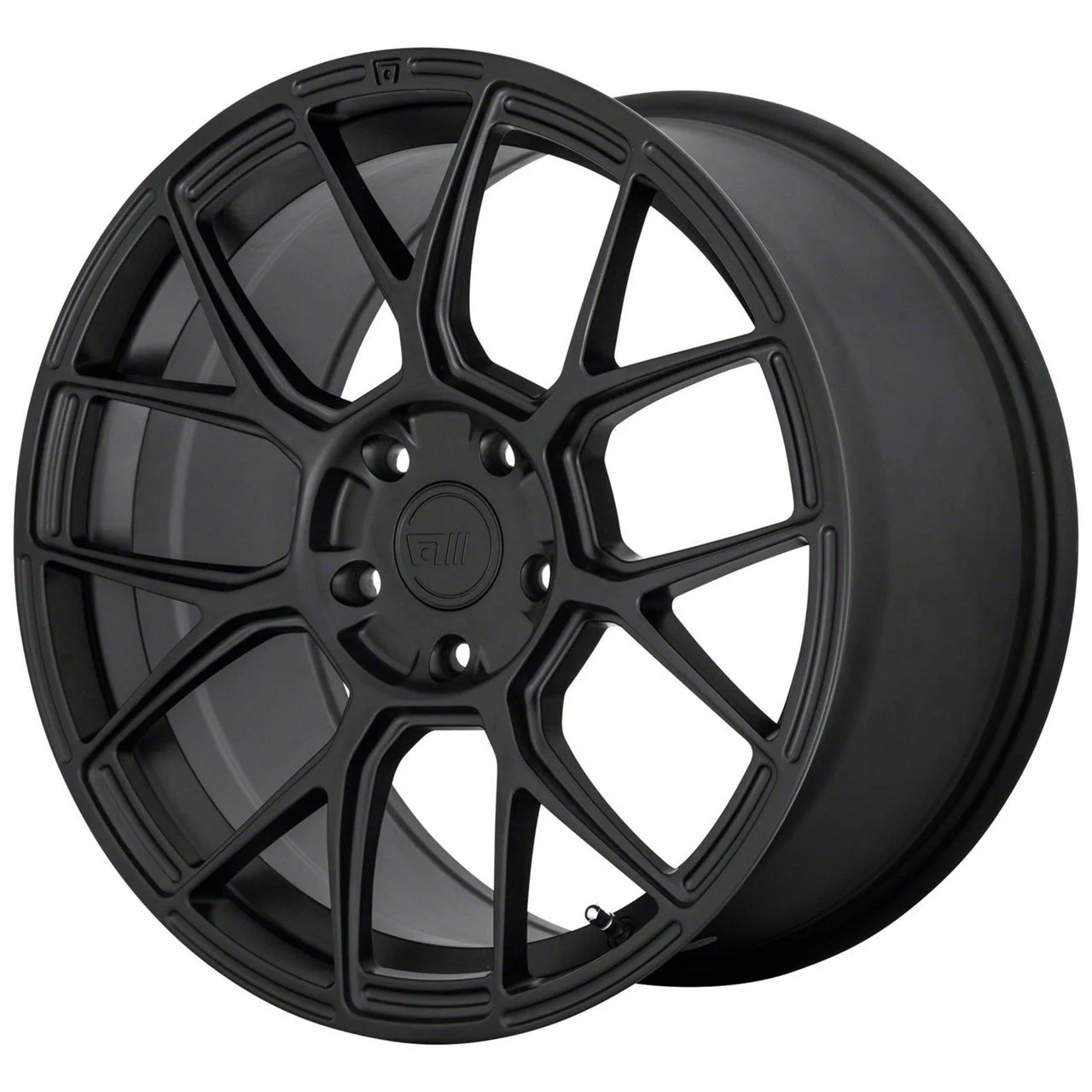 Motegi CM7 Satin Black Wheel; 18x8.5; 42mm Offset (21-26 Mustang Mach-E, Excluding GT)