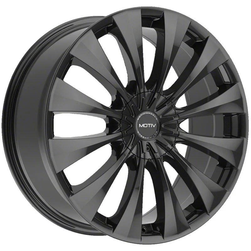 Motiv Margin Gloss Black Wheel; 20x8.5; 40mm Offset (16-24 Camaro)