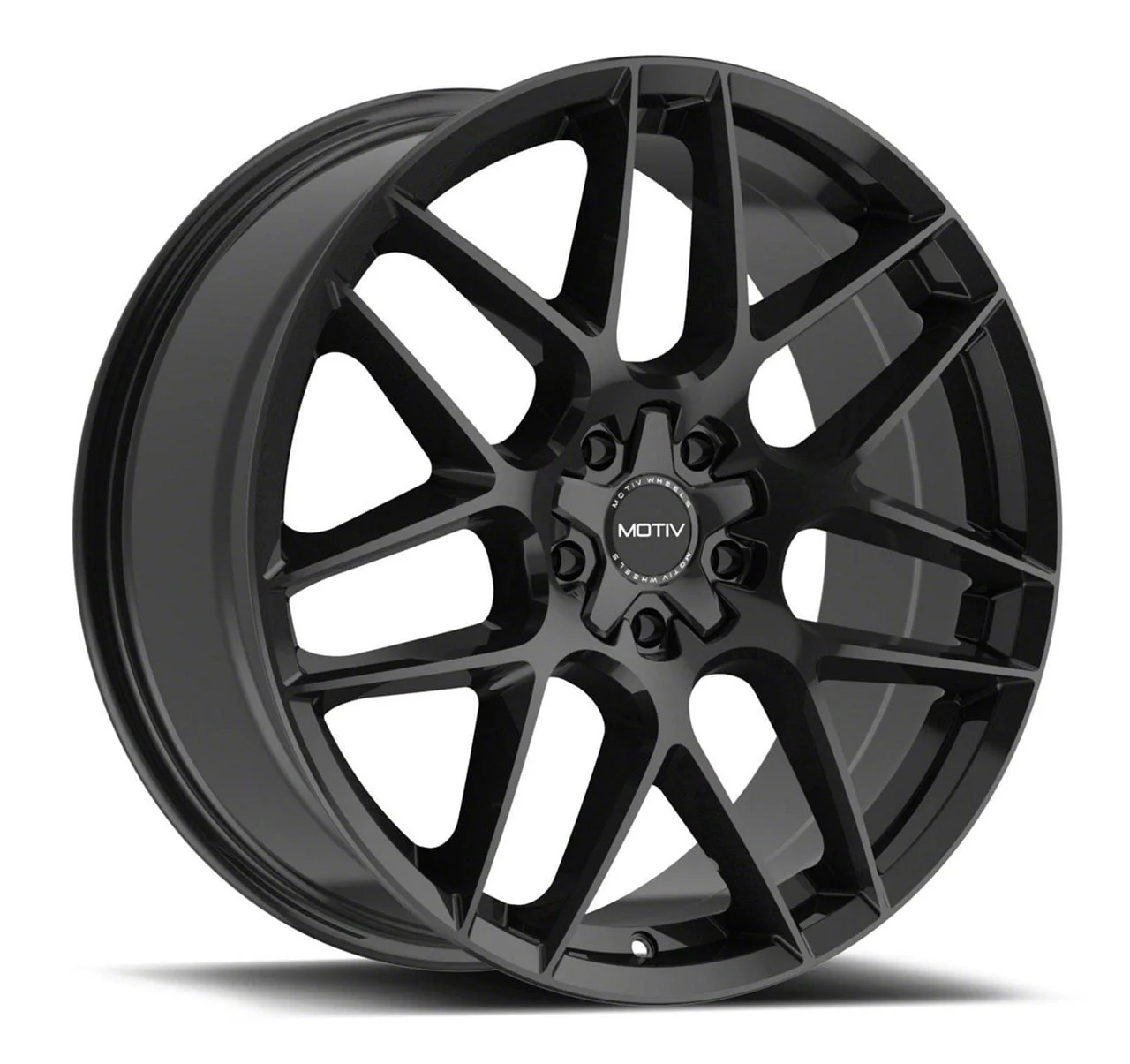 Motiv Foil Gloss Black Wheel; 18x8; 20mm Offset (08-23 RWD Challenger, Excluding Widebody)