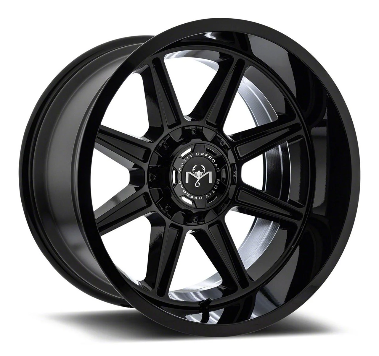 Motiv Offroad Balast Gloss Black 6-Lug Wheel; 20x9; 18mm Offset (07-13 Sierra 1500)