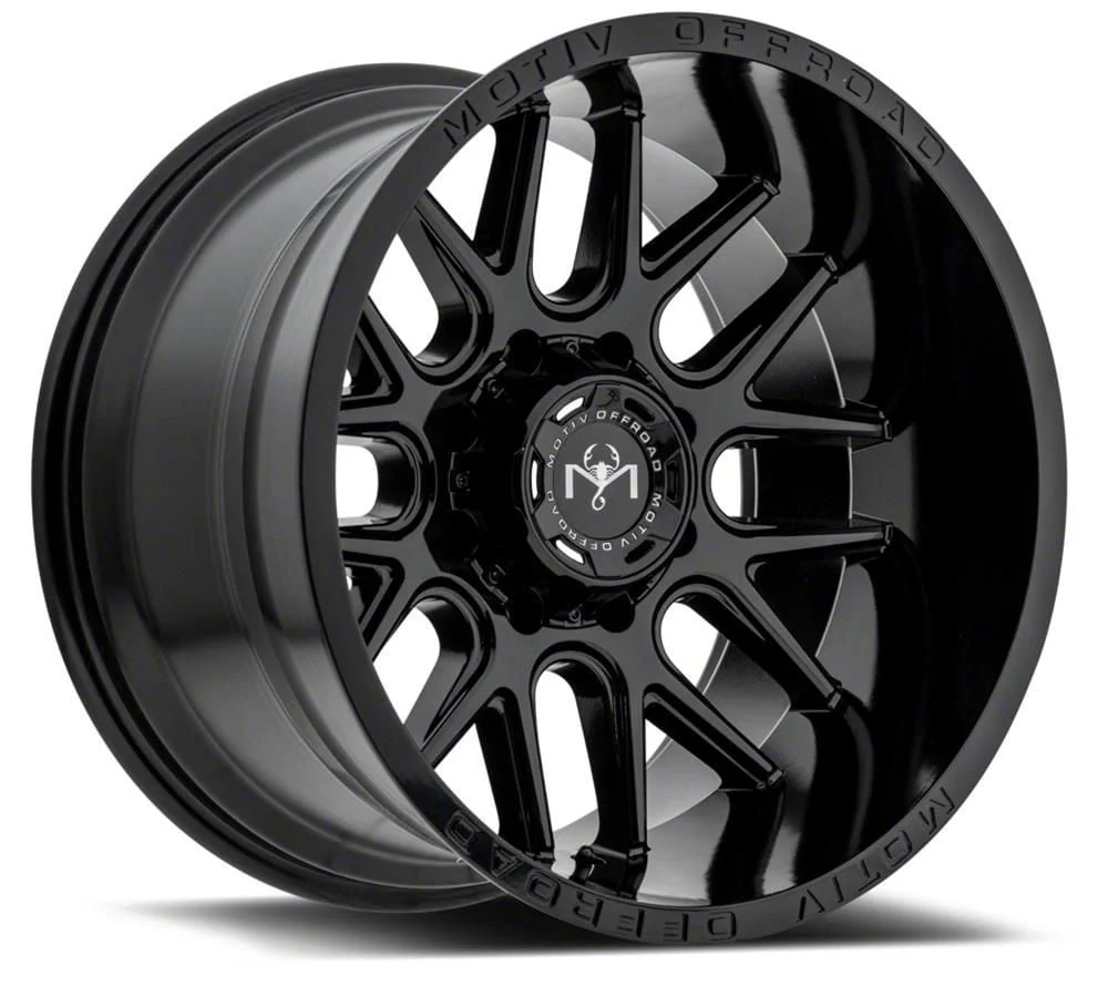 Motiv Offroad Magnus Gloss Black 6-Lug Wheel; 20x10; -25mm Offset (19-26 Sierra 1500)
