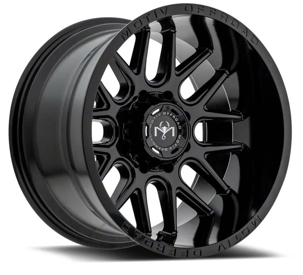 Motiv Offroad Magnus Gloss Black 6-Lug Wheel; 20x9; 18mm Offset (19-26 Sierra 1500)