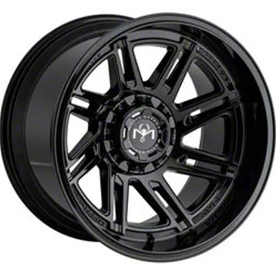 Motiv Offroad Millenium Series Gloss Black 6-Lug Wheel; 20x10; -12mm Offset (19-26 Sierra 1500)