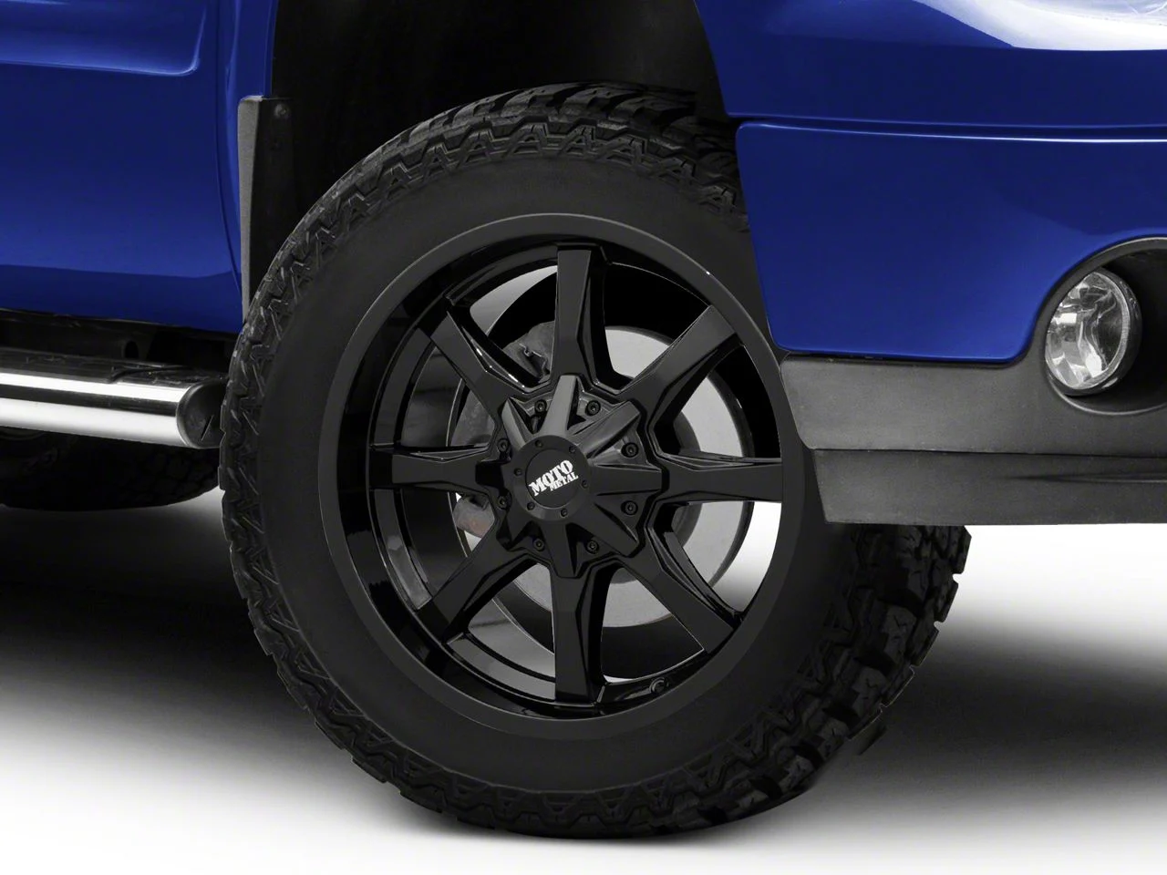 Moto Metal MO970 Full Gloss Black 6-Lug Wheel; 20x9; 18mm Offset (07-13 Sierra 1500)