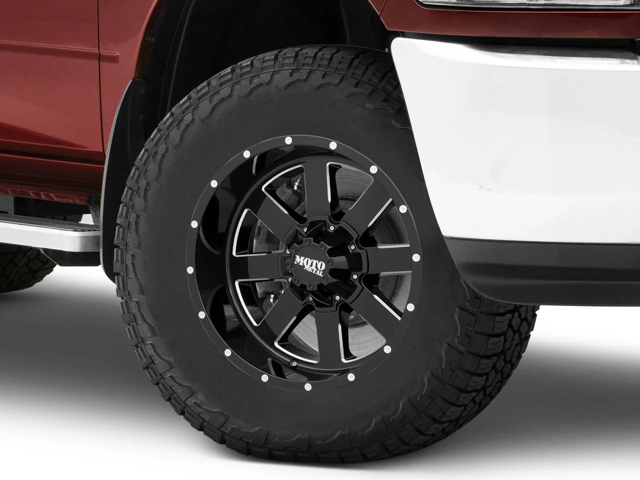 Moto Metal MO962 Gloss Black Milled 8-Lug Wheel; 18x9; 0mm Offset (10-18 RAM 2500)