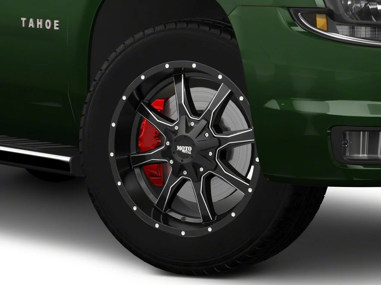 Moto Metal MO970 Semi Gloss Black Milled 6-Lug Wheel; 20x10; -24mm Offset (15-20 Tahoe)