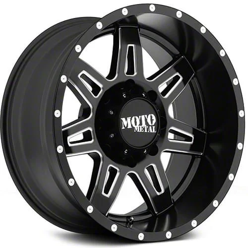 Moto Metal MO975 Satin Black Milled 6-Lug Wheel; 20x9; 18mm Offset (15-20 Tahoe)