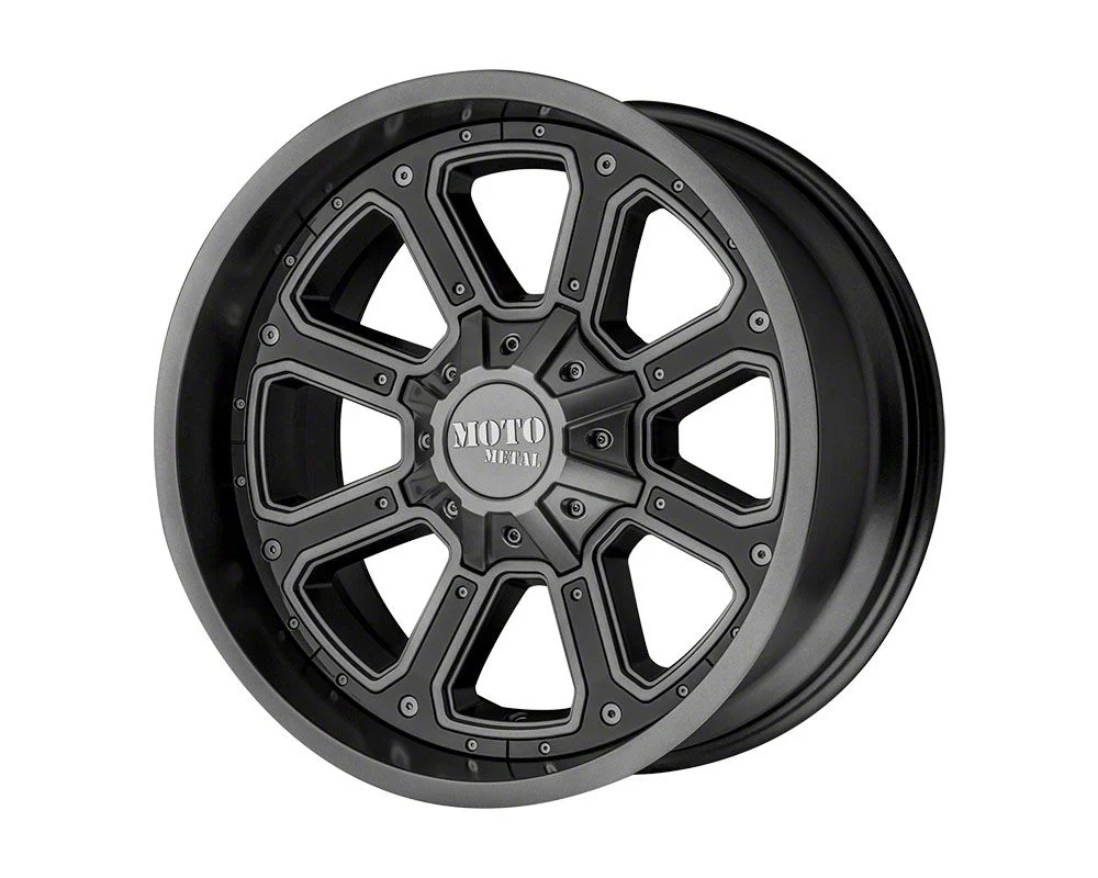 Moto Metal MO984 Shift Matte Gray with Gloss Black Inserts 6-Lug Wheel; 20x9; 30mm Offset (19-23 Ranger)