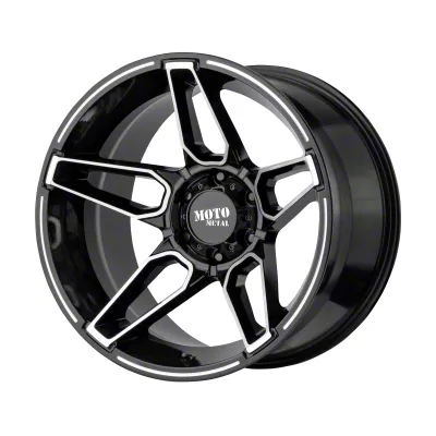 Moto Metal MO994 Fang Gloss Black Machined 6-Lug Wheel; 20x9; 0mm Offset (19-23 Ranger)