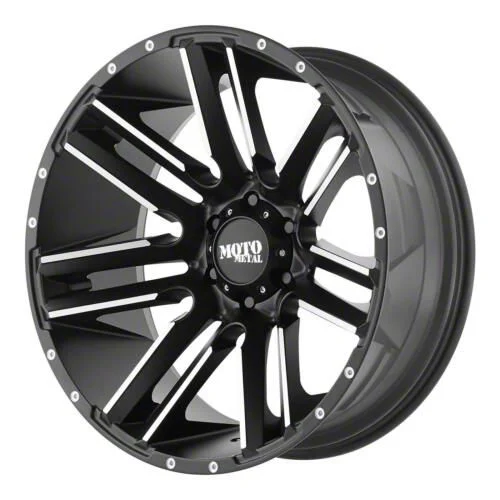 Moto Metal Razor Satin Black Machined 6-Lug Wheel; 18x10; -24mm Offset (19-23 Ranger)