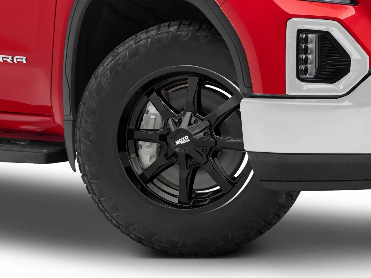 Moto Metal MO970 Full Gloss Black 6-Lug Wheel; 20x9; 18mm Offset (19-26 Sierra 1500)