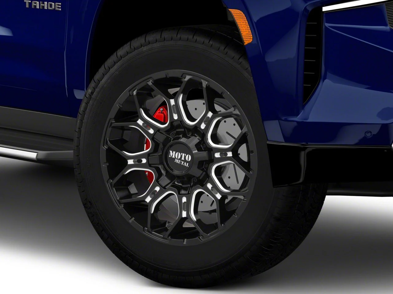 Moto Metal MO808 Sniper Gloss Black Milled 6-Lug Wheel; 20x10; -18mm Offset (21-26 Tahoe)