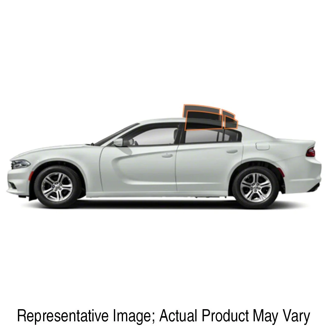 MotoShield Pro Rear Driver/Passenger Window Tint; 5% (11-14 Charger)