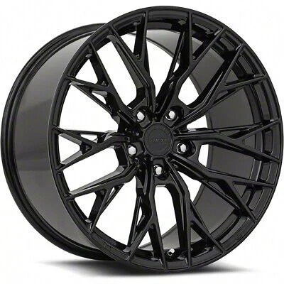MRR GF5 Black Wheel; 20x9; 20mm Offset (10-15 Camaro)