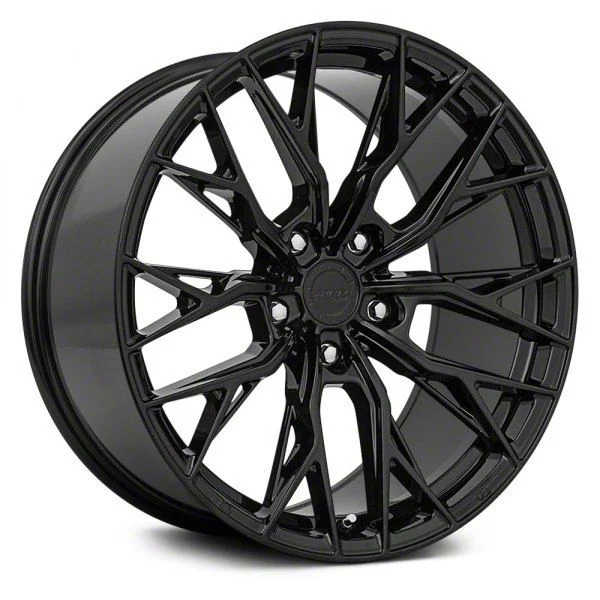 MRR GF5 Black Wheel; Rear Only; 20x11; 20mm Offset (10-15 Camaro)