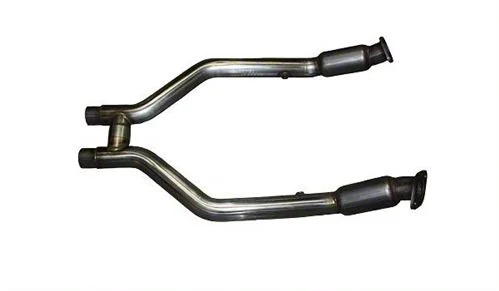MRT Street Race Catted H-Pipe; 200 Cell (11-14 Mustang GT)