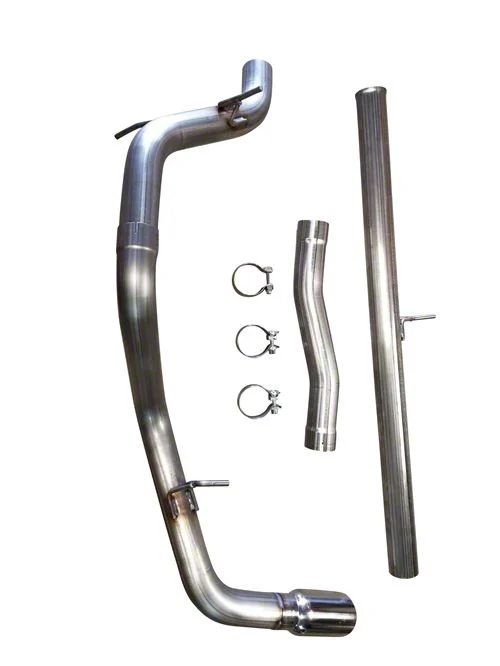 MRT Tough Truck Single Exhaust System with Polished Tip; Side Exit (19-26 5.3L Silverado 1500)