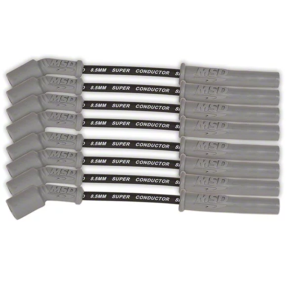 MSD Super Conductor 8.5mm Spark Plug Wires; Black (16-24 Camaro SS)