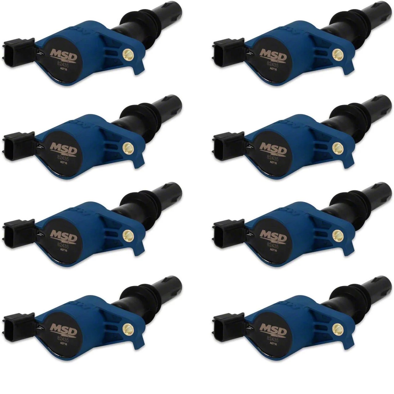 MSD 3-Valve Blaster Coil Packs; Blue (04-08 V8 F-150)
