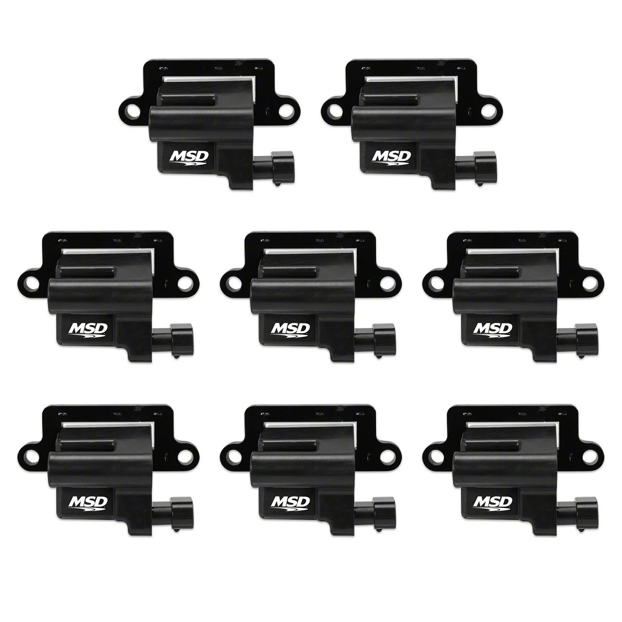 MSD Blaster Coil Packs; Black (07-09 6.0L Sierra 2500 HD)