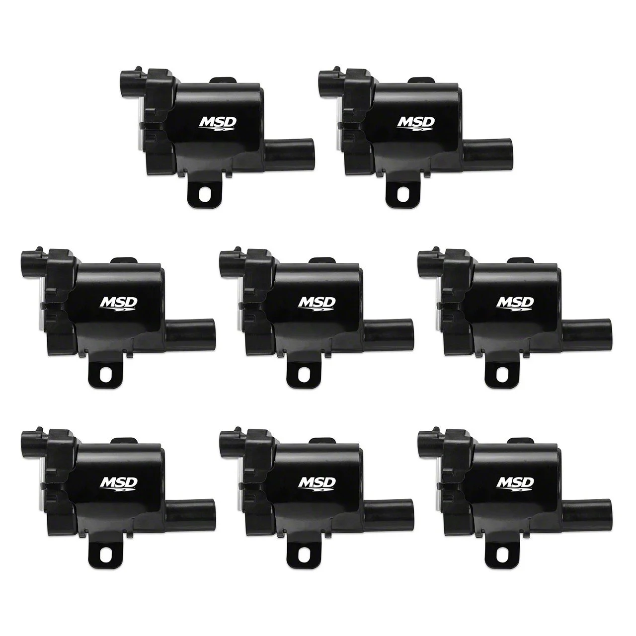 MSD Blaster Coil Packs; Black (07-09 6.0L Sierra 3500 HD)