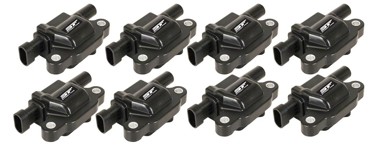 MSD Street Fire Ignition Coils; Black (07-14 Yukon)