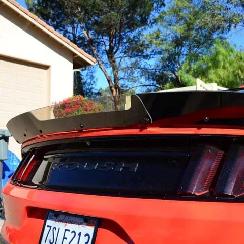 1-Piece Wicker Bill; Dark Tint (15-23 Mustang w/ Roush Rear Spoiler)