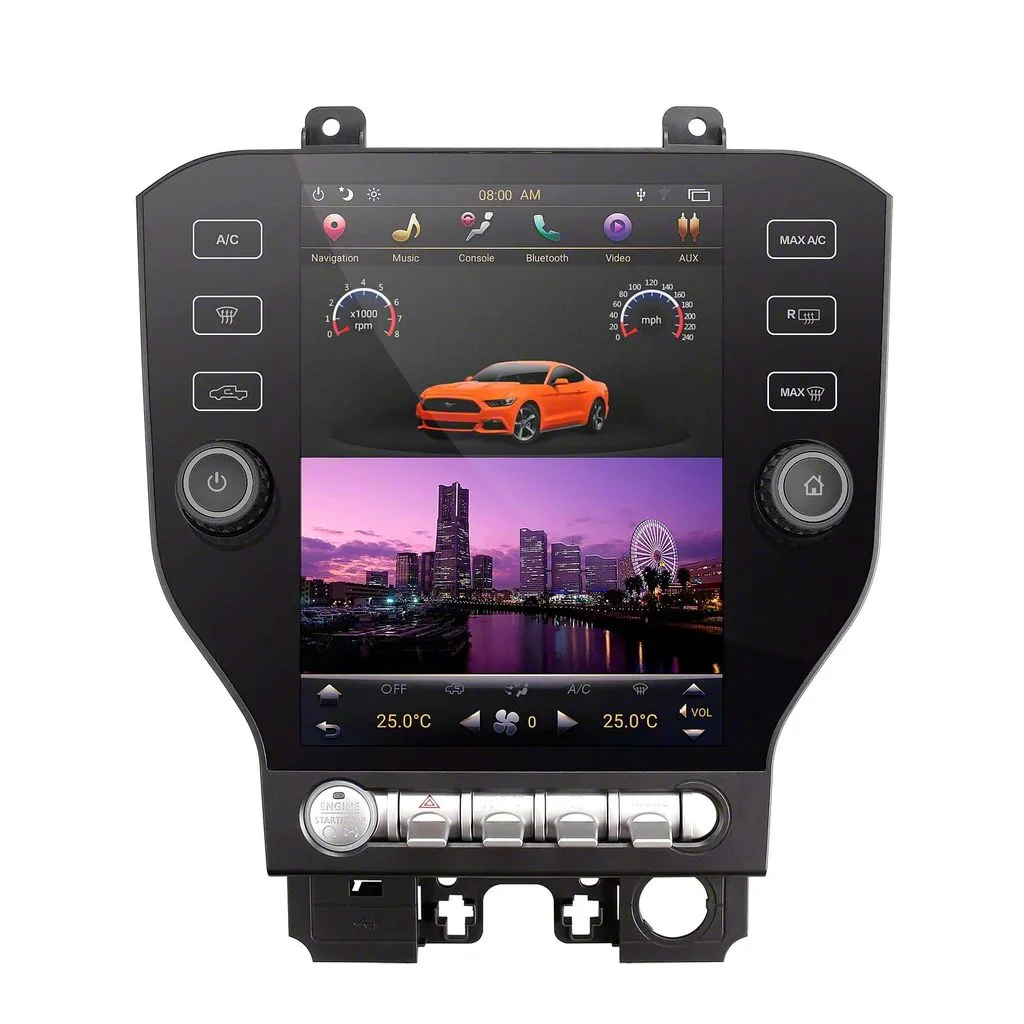 Phoenix Automotive by Navos 10.40-Inch Android 9 Fast Boot Vertical Screen Navigation Radio (15-19 Mustang w/ 4-Inch Screen)