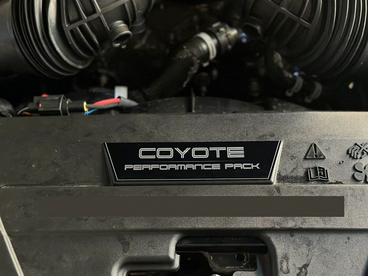 Aluminum Radiator Plate; Coyote Performance Pack (24-26 Mustang)