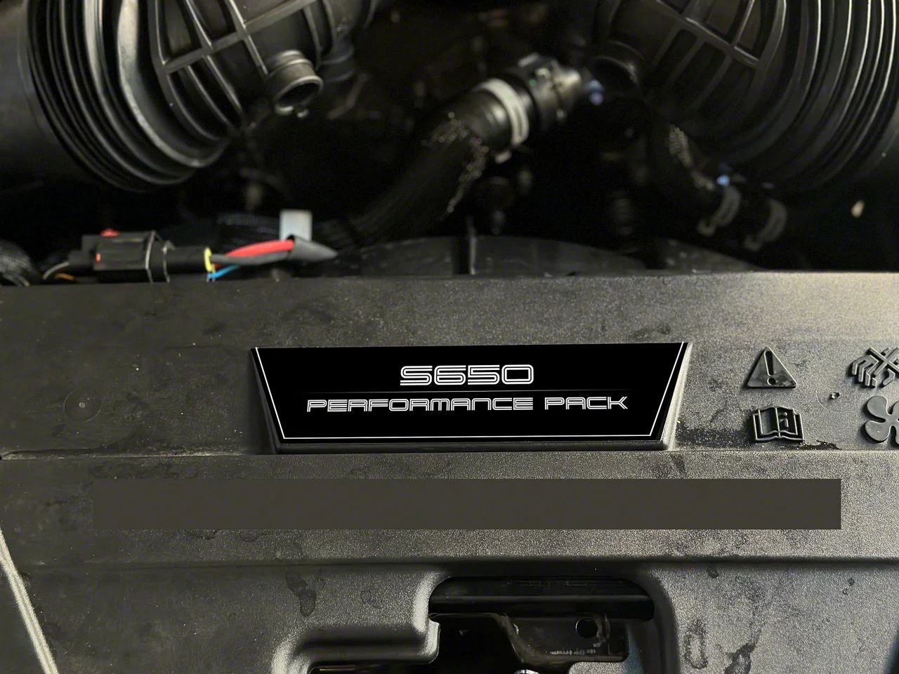 Aluminum Radiator Plate; S650 Performance Pack (24-26 Mustang)