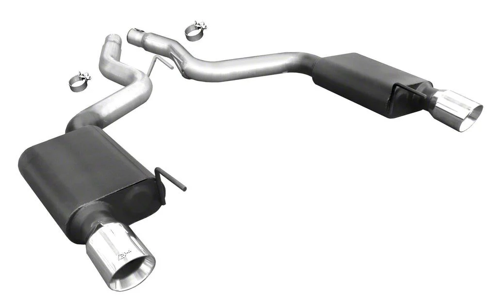 Axle-Back Exhaust with Polished Tips (15-17 Mustang GT)