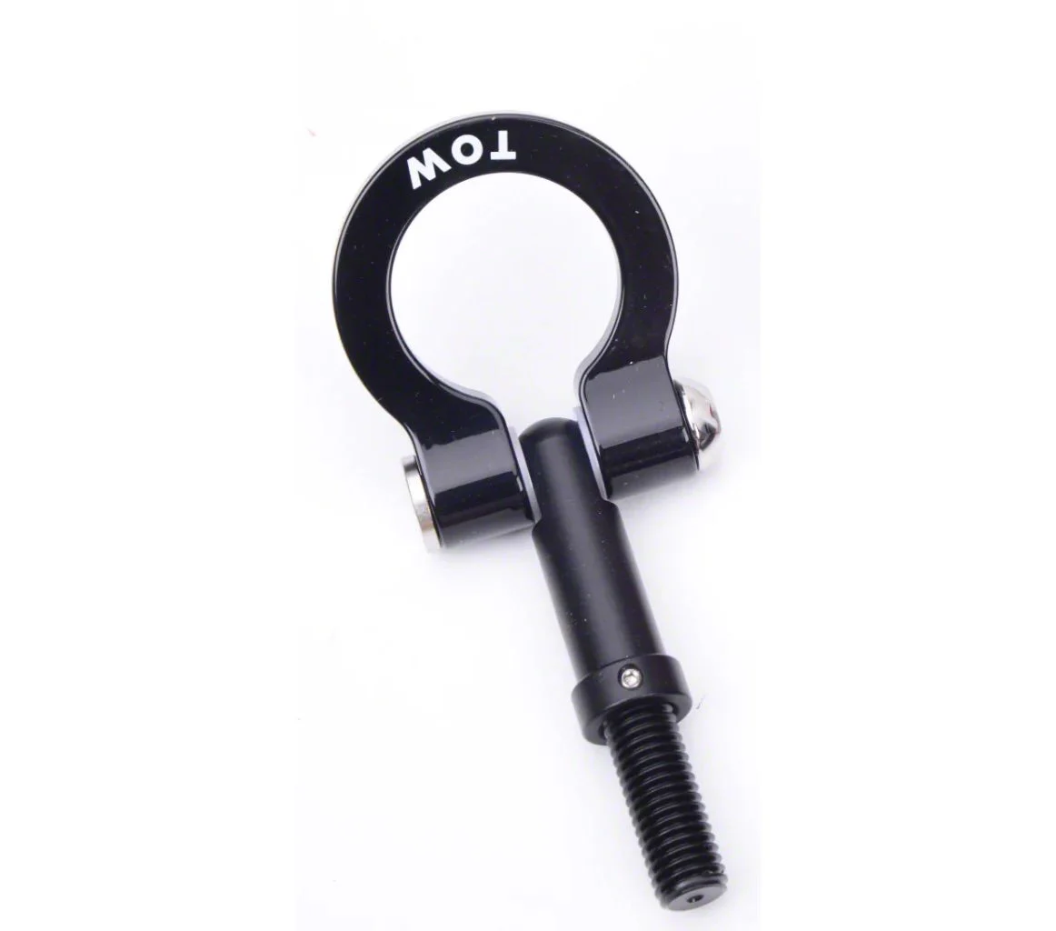 Feather Lite Stealth Tow Hook with Black D-Ring (10-14 Mustang)