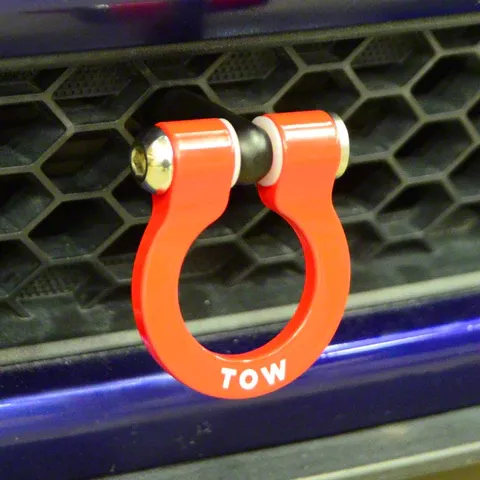 Feather Lite Tow Hook with Black D-Ring (10-14 Mustang)