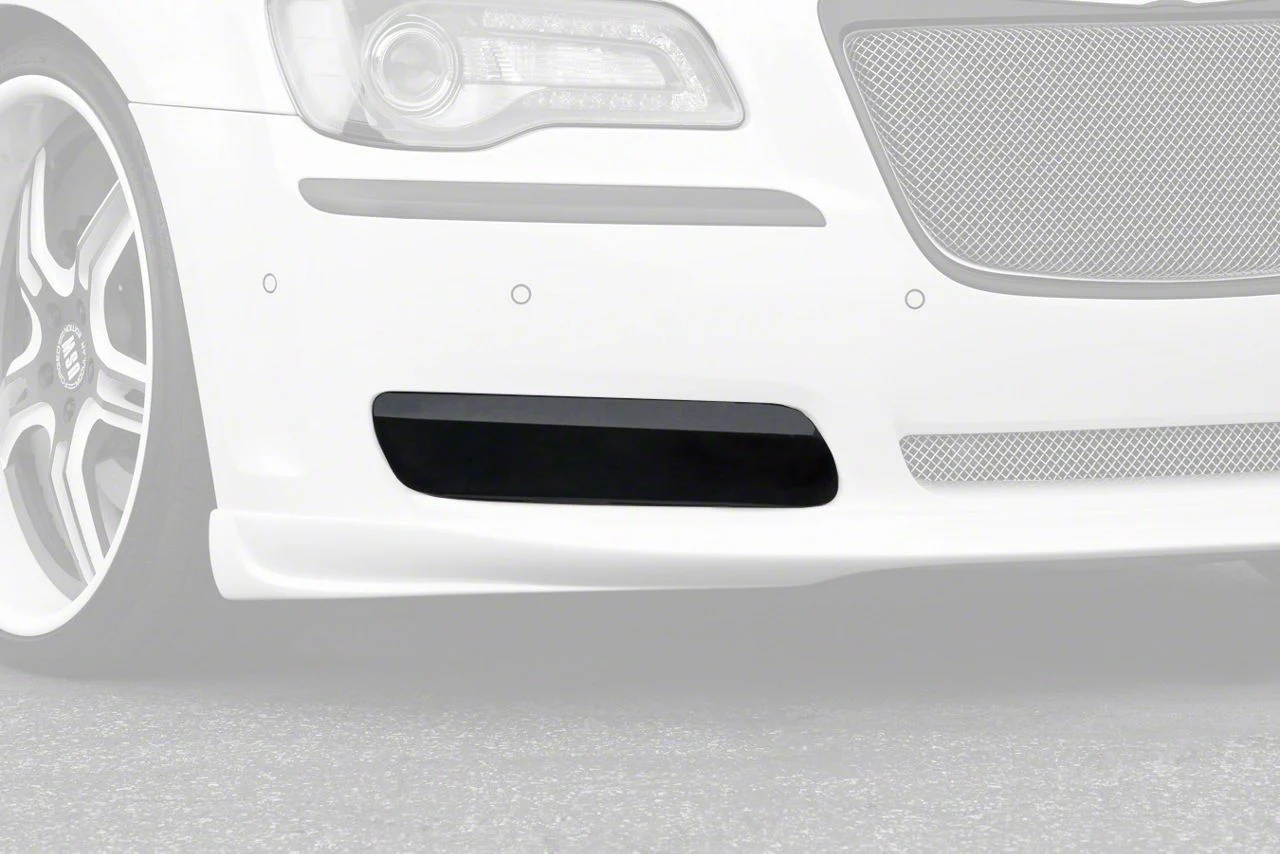 Fog Light Covers; Carbon Fiber Look (10-12 Mustang GT)