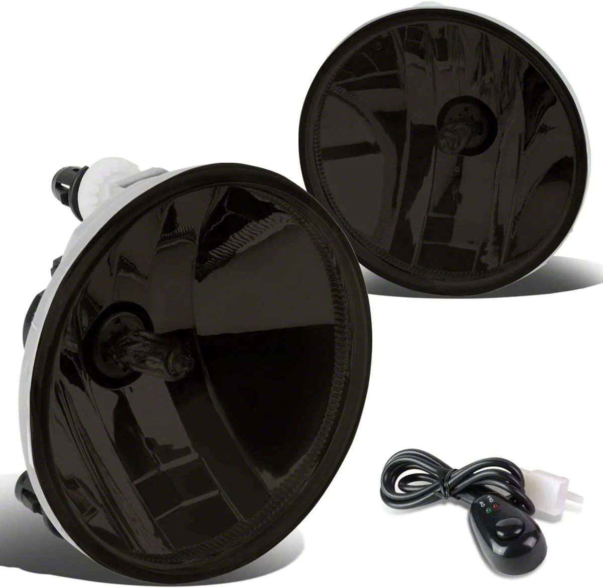 Fog Lights with Switch; Smoked (07-14 Mustang GT500)