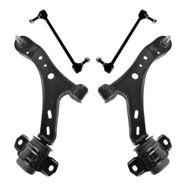 Front Lower Control Arms with Ball Joints and Sway Bar Links (05-10 Mustang)