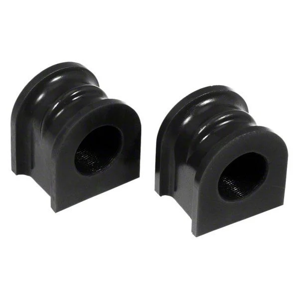 Front Sway Bar Bushing Kit; 1-1/8-Inch; Black (05-06 Mustang)