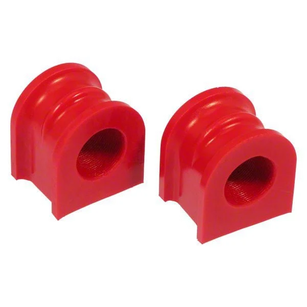Front Sway Bar Bushing Kit; 1-1/8-Inch; Red (05-06 Mustang)