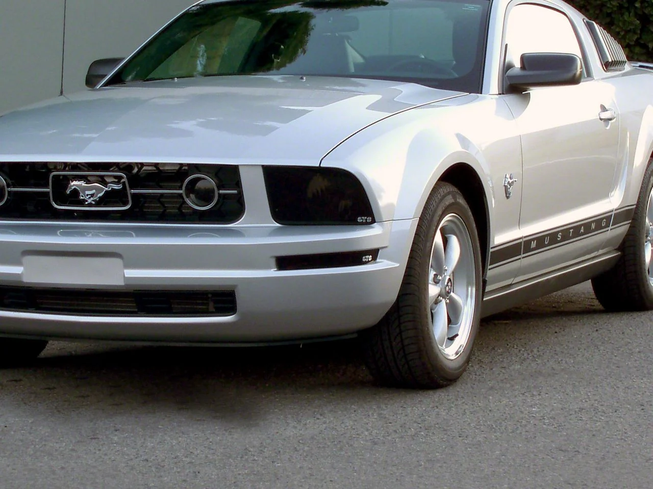 Front Turn Signal Covers; Carbon Fiber Look (05-09 Mustang)