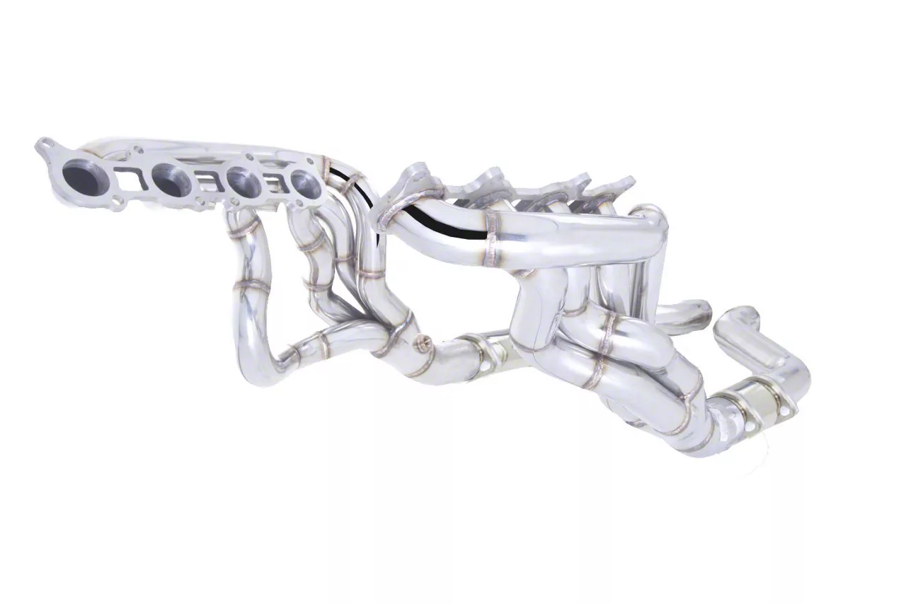 XForce 1-7/8 x 3-Inch Long Tube Headers with High Flow Metallic Catalytic Converters (18-23 Mustang GT)