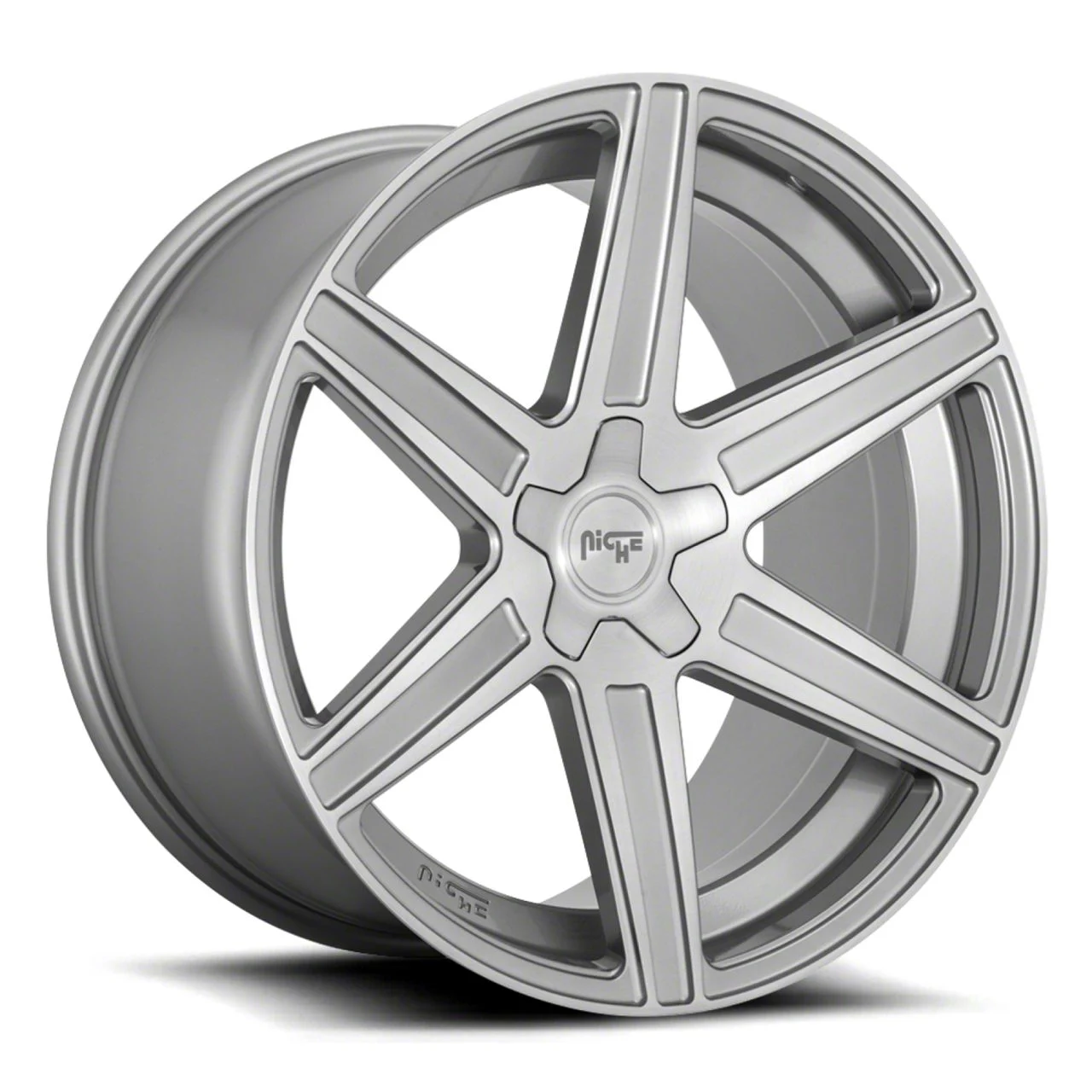 Niche Carina Anthracite and Brushed Tinted Clear Wheel; Rear Only; 20x10.5; 20mm Offset (08-23 RWD Challenger)