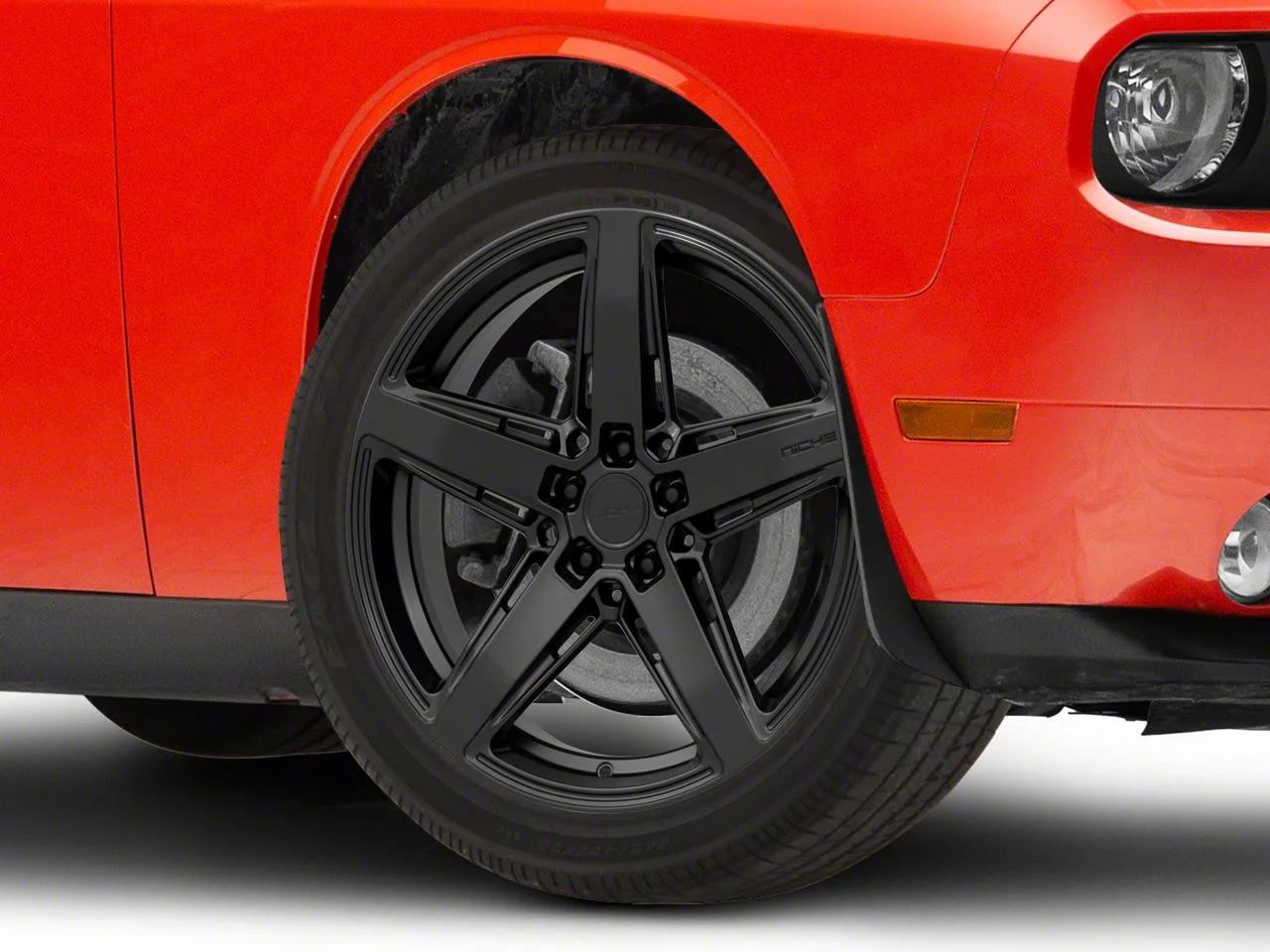 Niche Teramo Matte Black Wheel; 20x9.5; 15mm Offset (08-23 RWD Challenger, Excluding Widebody)