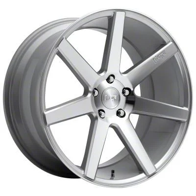 Niche Verona Gloss Silver Machined Wheel; Rear Only; 20x10.5; 20mm Offset (08-23 RWD Challenger)