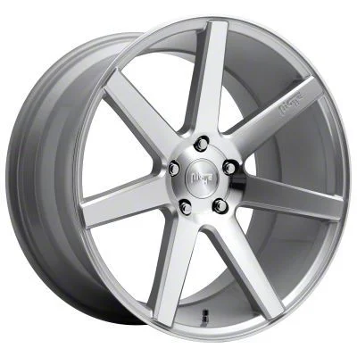 Niche Verona Gloss Silver Machined Wheel; Rear Only; 20x10.5; 20mm Offset (11-23 RWD Charger)
